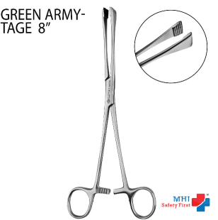 MHI Green Army-Tage 8 inch